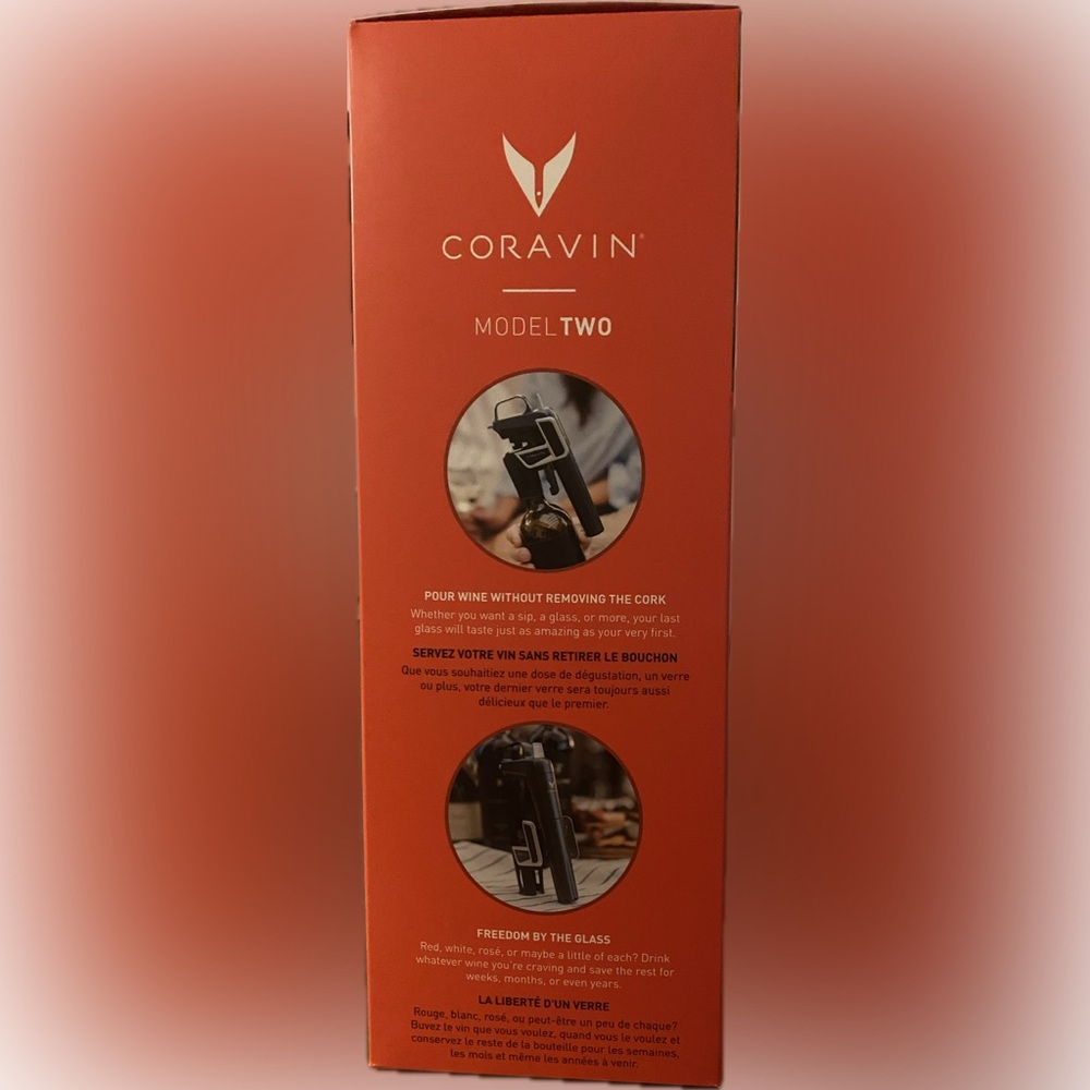 BNIB. Wine Preservation System Coravin Model Two
